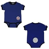 Authentic MLB New York Mets Baby / Infant One-Piece Bodysuit / Romper / Onesie - Royal Blue (Size: 18)