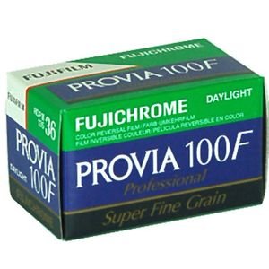 Fujifilm Fujichrome Provia 100F Color Slide Film ISO 100, 35mm, 36 Exposures