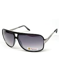 Biohazard Turbo Aviator Fashion Sunglasses Mens Black Blue Bz87 by Biohazard