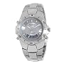 Armitron Men's 201799SIL Chronograph Round Silver-Tone Analog-Digital Sport Watch