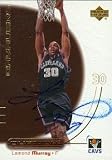 Lamond Murray Autographed/Hand Signed Basketball Card (Cleveland Cavaliers) 2000 Upper Deck Ovation