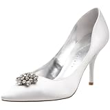 Martinez Valero Womens April Dip Side Ornamented Pu