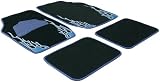 Produkt-Bild: Autoteppich Volcano 4tlg, Flammendesign blau
