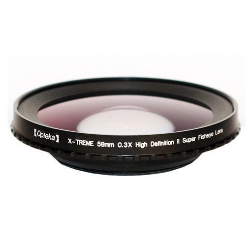 Opteka 58mm 0.3X HD2 X-TREME Super Fisheye Lens for Canon GL1, GL2, XM1, XM2, VIXIA HF S10 & VIXIA HF S100 Professional Camcorders