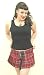 Folter Clothing Red Plaid Mini skirt Adult Schoolgirl Skirt Small - XL