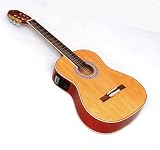 Produkt-Bild: Elektro Akustik Klassik Konzert Gitarre mit eingebautem LCD Stimmger&auml;t und Pickup / 5 Band Tonabnehmer