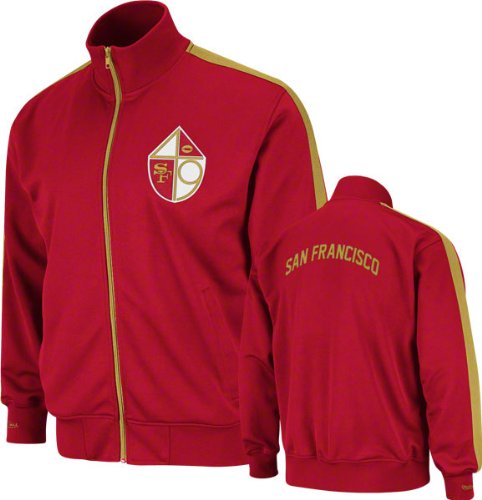 Mitchell & Ness San Francisco 49Ers Goal Post Track Jacket Xx Large