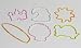 Zany Bandz Shaped Rubber Bands Bracelets 24Pack At The Beach Glows In The Dark!