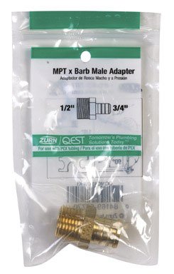 3/4 Barb x 1/2 Mpt Adaptor 41E308JP4VL 3/4 Barb x 1/2 Mpt Adaptor