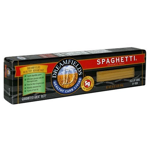 Dreamfields Pasta, Healthy Carb Living, Spaghetti, 16-Ounce Box (Pack of 6)