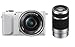 Sony NEX-3NL/W Compact Interchangeable Lens Digital Camera Kit and E 55-210mm F4.5-6.3 Lens Bundle