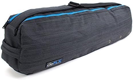 Yoga Mat Bag, GoFLX8482; - Premium Yoga Pilates Bag for Exercising [Dual Compartment] with Carry Strap (Grey) - Water Resistant