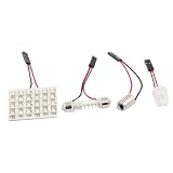 Amico White 24 LED 3528 SMD T10 BA9S 31mm-41mm Festoon Dome Bulb Ceiling Light