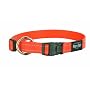 Rogz Reflective 3/4-Inch Fanbelt Dog Collar, Medium to Large, Orange