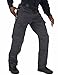 5.11 Tactical Men's Taclite Pro Lightweight Performance Pants, Cargo Pockets, Action Waistband, Charcoal, 42W x 30L, Style 74273