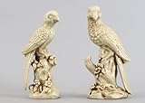 IMAGE OF New!! Pretty Hand Painted White Porcelain Bird Pair
