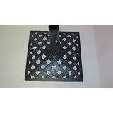Ewins Cast Iron Square Umbrella Stand - Verdi Gras by Ewins