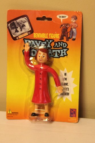 Elaine Davey's Mother Bendable Figure from Davey and Goliath Show
