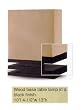 Set of Two Wood Base Table Lamps in a Black Finish