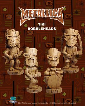Metallica - Tiki Bobble Heads Set Of 4