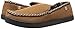 isotoner Men's Microsuede Moc W WD Braid Flat