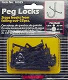 Product details for Lehigh Group/Crawford 18025 25 pack Peg Locks