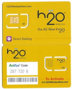 H20 Nano Sim Card Kit for Iphone 5