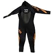 Toddlers Boys Billabong Foil 202 Steamer Wetsuit. Black Blac