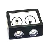 Watch Winder Box For Two Automatic Watches With Room To Display Two Additional Watches Black Matte... by Tech Swiss