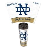 Notre Dame Fighting Irish Retro Logo Official Travel Mug