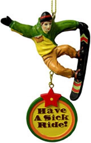 Snowboarding Ornaments [30095B]