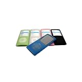 5 Pack Silicone Skin Case Covers & Neck Straps for the New Apple iPod Nano Nano-Chromatic 4th Generation 8gb 16gb (Blue Black Pink Clear & Green)