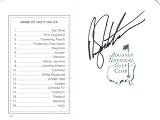 Rory Sabbatini autographed Augusta National Masters scorecard