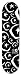 Foundation All Over Star & Moon Skateboard Deck (Black/White)