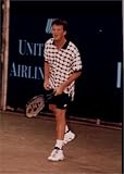 FRIENDS MATTHEW PERRY WITH TENNIS RACKET PHOTO 4X6 18874