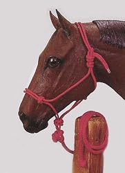 Poly Rope Tied Halter with Lead