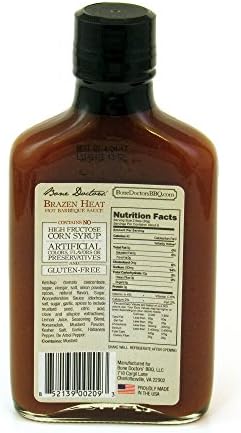 Bone Doctor's Brazen Heat Barbeque Sauce 12.5 fl oz