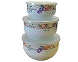 Pfaltzgraff Orchard 6-Piece Enamel on Steel Bowl Set, Large