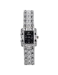 HACBIWA Popular Fashion Women Lady Gril Bling Jewelry Stainless Steal Analog Wrist Watches