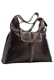 StorkSak Black Mia Faux Fur Diaper Bag