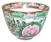 Chinese Rose Medallion Teacups - Hand Painted Porcelain, Set of 6