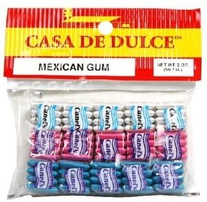 Casa De Dulce Mexican Gum, 3-Ounce Bags (Pack of 12)