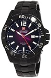 Swiss Military Hanowa Men's 06-5154-13-013 Marine Officer Classic Purple Dial Black IP Watch
