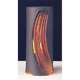 ★ギフト包装承ります★ 黒地丸筒燈 【信楽焼 灯り 陶照明】 〔キャッシュバックキャンペーン対象商品〕