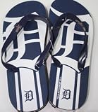 Detroit Tigers MLB Unisex Big Logo Flip Flops