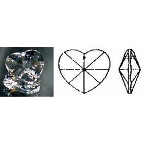 28mm Swarovski Strass Crystal Heart