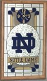 Notre Dame Fighting Irish ND Stained Glass Wall Clock