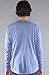 All Day The L/S Henley in Medium Blue Speckle,Tops for Men, Extra Extra Large,Blue