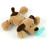Wubbanub Infant Pacifier ~ Brown Puppy by Wubba Nub