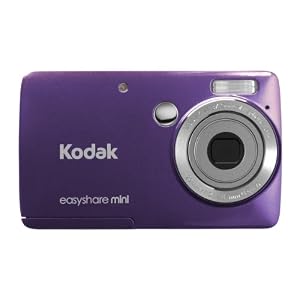 $60 Kodak EasyShare Mini M200 10 MP Digital Camera with 3x Optical Zoom and 2.5-Inch LCD – Purple (New Model)